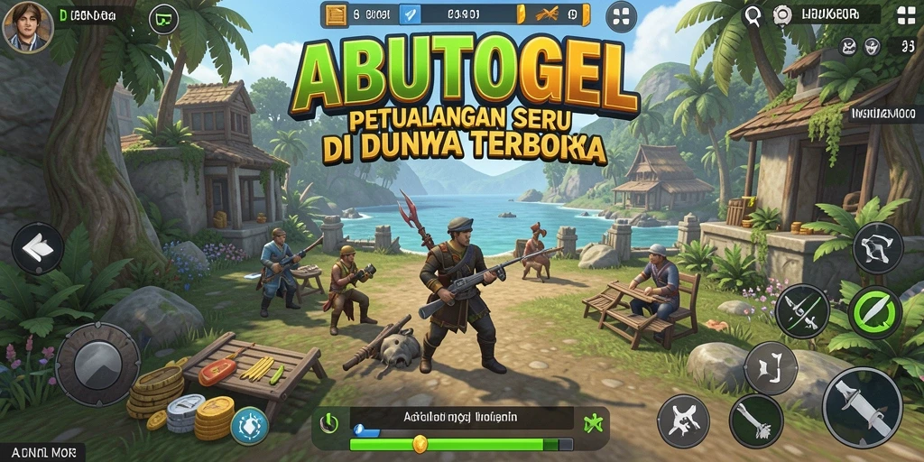 Gameplay seru di dunia terbuka ABUTOGEL dengan grafis yang menakjubkan.