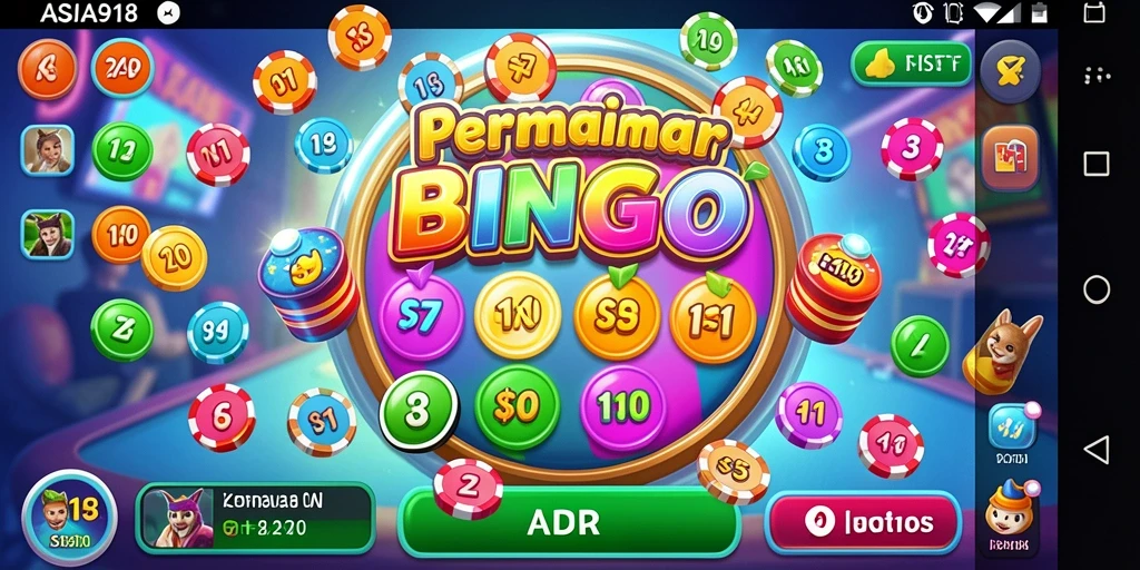 Tampilan gameplay Bingo yang menarik dan interaktif di ASIA918.