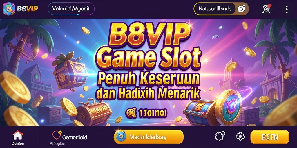 Screenshot B8VIP menampilkan gameplay Slot yang seru dan mengasyikkan.
