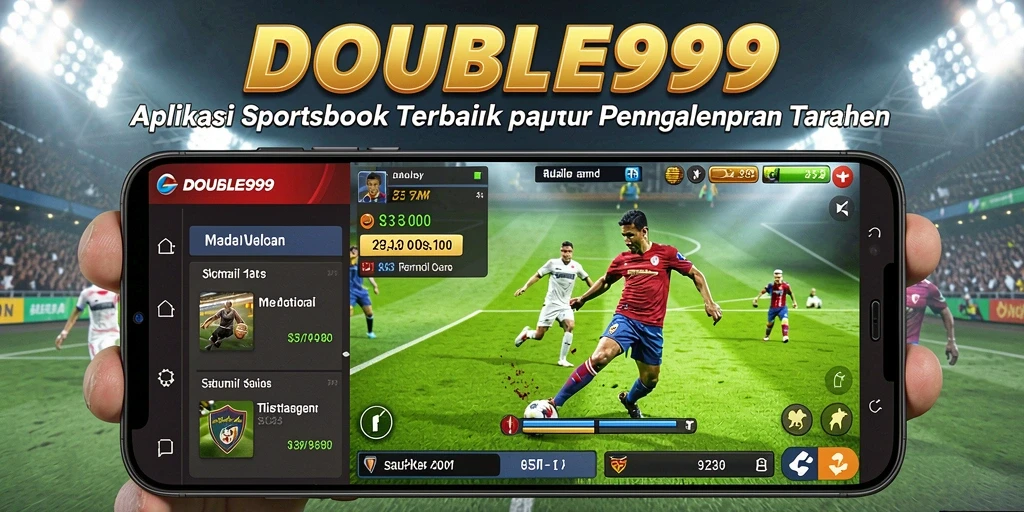Tampilan gameplay Sportsbook yang menarik di aplikasi DOUBLE999.