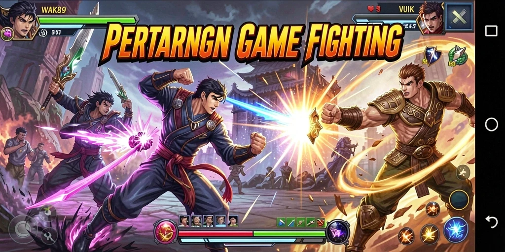 Tampilan gameplay seru dan penuh aksi dari WAK89.